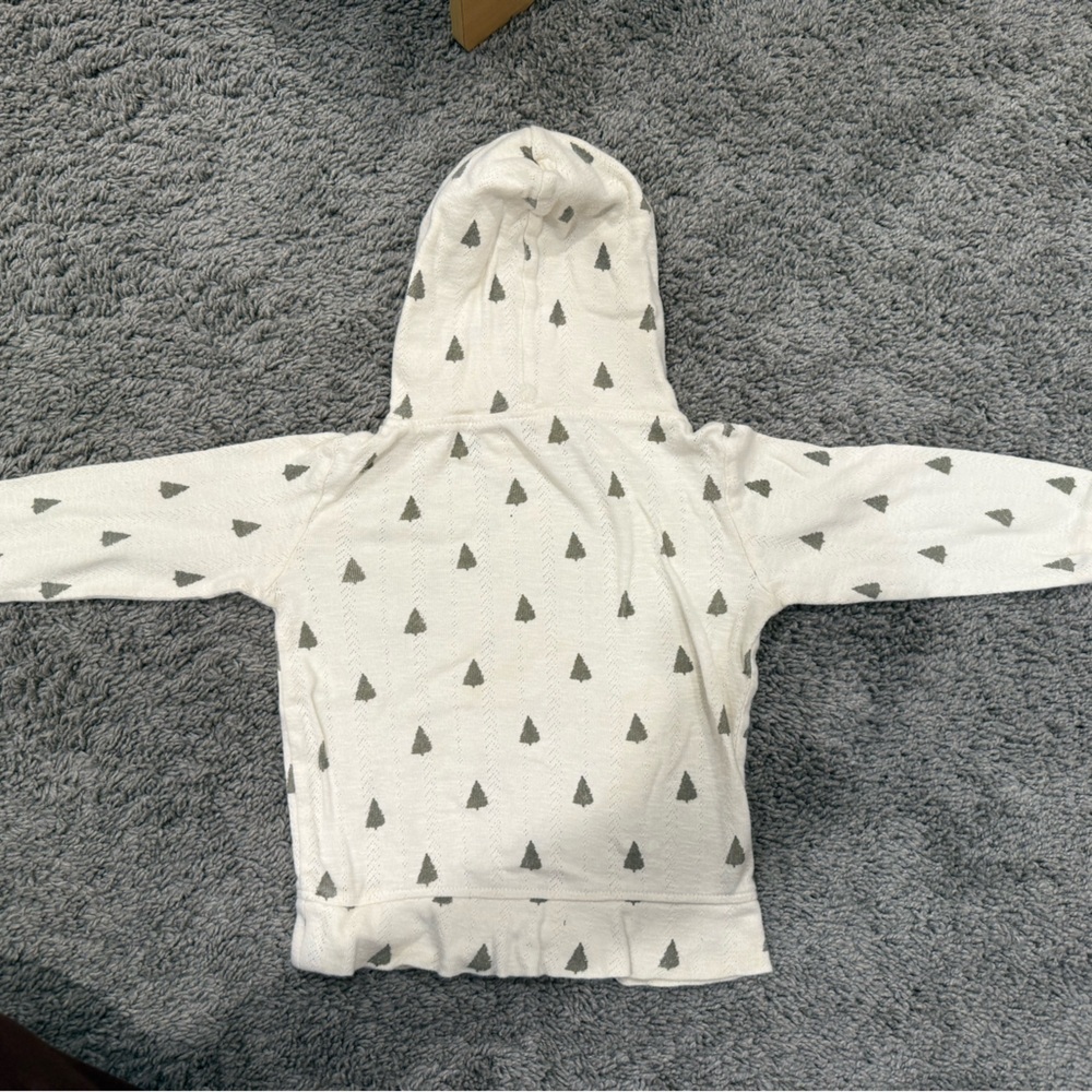 Kate Quinn Christmas Tree Hoodie - Organic Cotton Pointelle